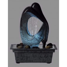 10 In Decor Indoor Tabletop Water Fountain LED Light With Pump Modern Waterfall   283083113595